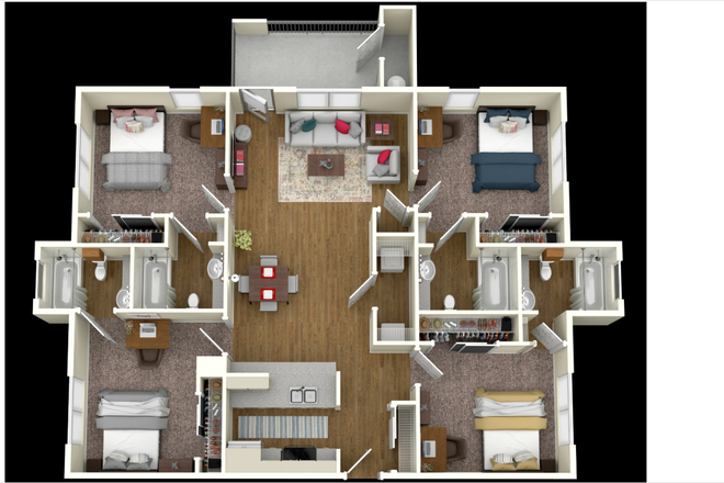 Full unit floorplan - The London