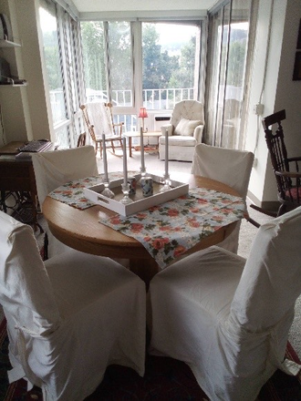 Living Room - Rent-free private bedroom in exchange for some help. Easy walk to CU or Naropa.
