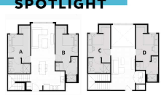 It’s a duplex house and you can choose any room. It’s a furnished room with personal bathroom - The Hub Apartments