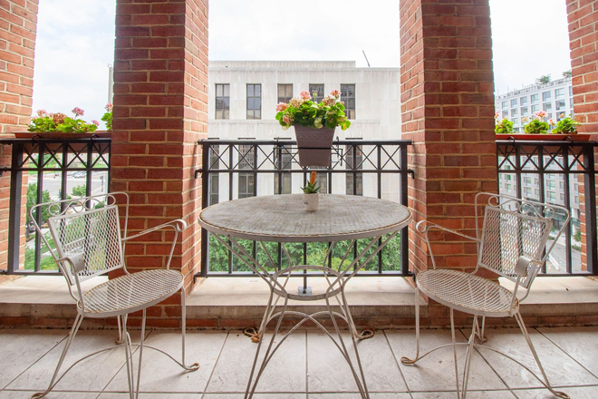 Balcony - The Pennsylvania - Beautiful furnished one bedroom with balcony