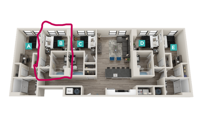 Room B - The Standard Apartments