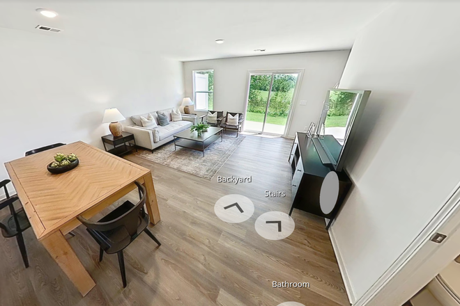 Living Room - Townhouse close to Medical Campus