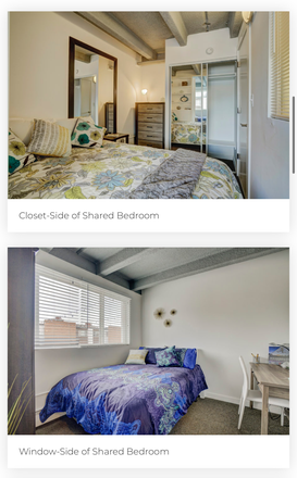 Closet side of shared room and window side - 2026 spring/summer sublease available Apartments