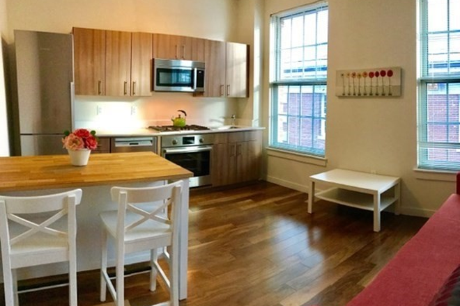 - - Right close to Campus!! Penthouse Studio w/ Modern Kitchen & Laundry in Unit