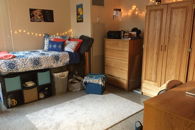 Room - Carmichael Residence Hall - Carolina Housing Rental