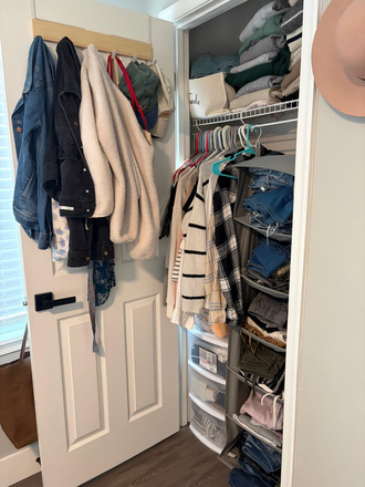 Bedroom Closet - Bedroom in newly renovated townhouse near Johns Hopkins Homewood Campus