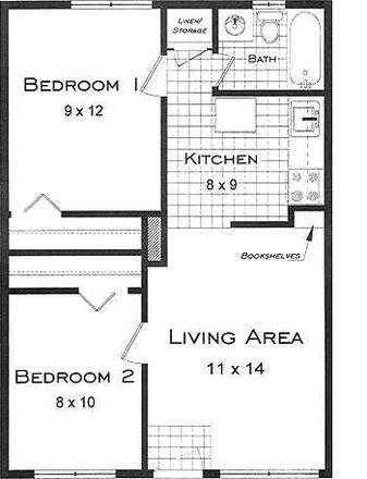 Floor Plan - Timber Ridge Apartments