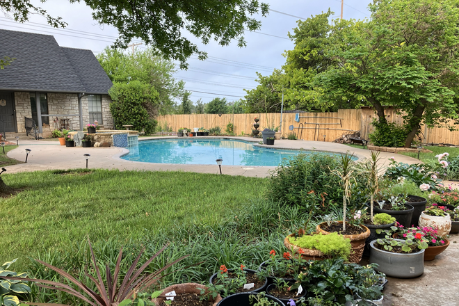 Pool - Quiet cozy cottage in Edmond near UCO (All utilities included)