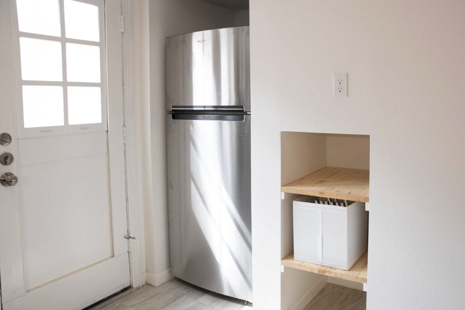 fridge area - 1BR/1BA Loft