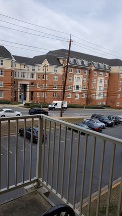 View from Balcony - Knox 311 - 2 BR 1 BA with balcony right on campus - College Park Towers Apartments