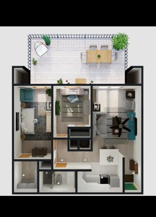 Layout - Bedroom in 2b/1b SUMMER OR FALL OR FULL YEAR