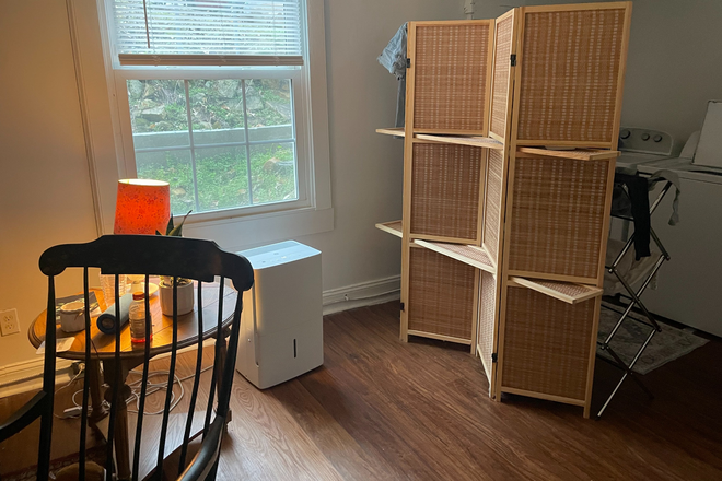 living room/ laundry area - Private Room, Shared Bathroom, Walking Distance from Campus, All Female House