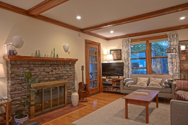 Living Room - Single-family Belmont Home