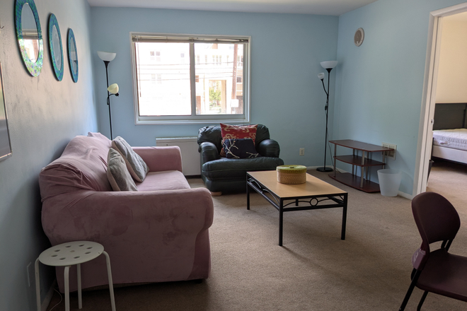 living room - Fully furnished Apartment Available June 1, 2026 for up to 3 students