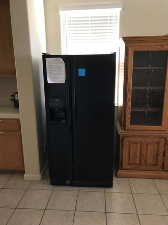 Second fridge - Fully furnished bedroom with private bath. House