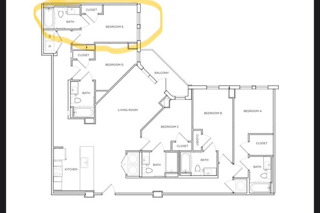 layout - Lease Takeover at the Standard (South Campus UMD) for January - July 2026! Apartments