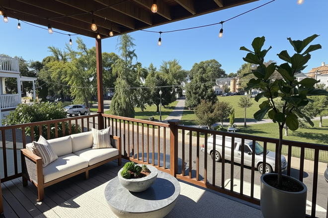 deck - Gorgeous 2bd//2ba in Dorchester Ctr across from park! PARKING INCLUDED Apartments