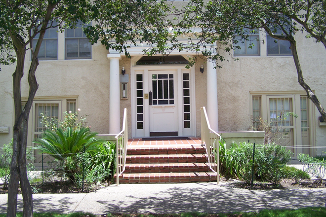 front of building - Very Large 1-Bedroom with private office space