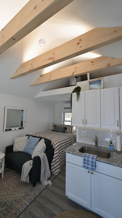 Kitchen/ Living - Furnished Studio Apartment w/ Beach Access