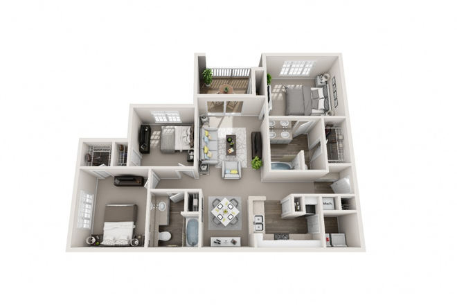Floorplan - The Morgan at Chapel Hill Apartments