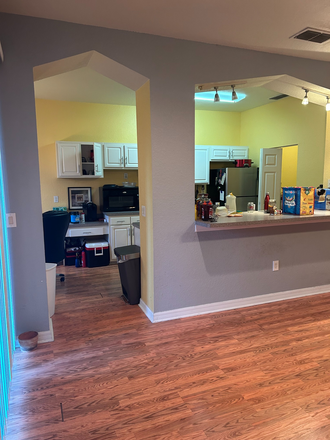 1st floor kitchen and dining/study/lounge area - 3rd floor bedroom, 14' ceilings Condo