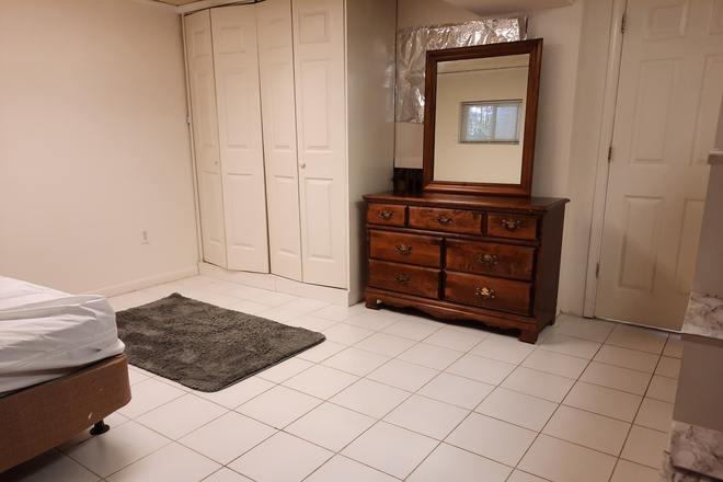 Available bedroom view 2/2 - One Room In Furnished 2 BR 1 BA English Basement Unit,  Available Immediately for Sublet or Lease Townhome