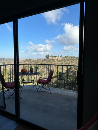 Balcony - Room for Rent near UCSD - Great apartment, great views, great location!