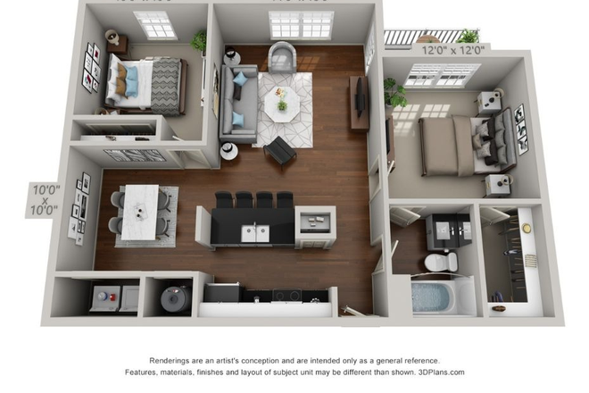The room is the one beside bathroom - Wabash Landing Apartment