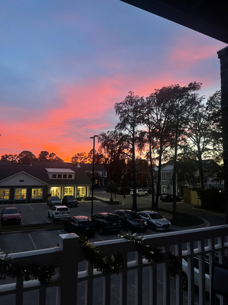 Porch view - Cottages at College Acres