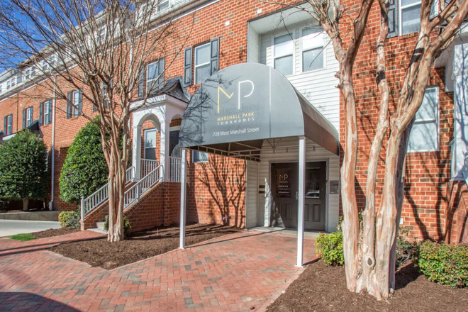 Street View of entrance - Marshall Park Townhomes
