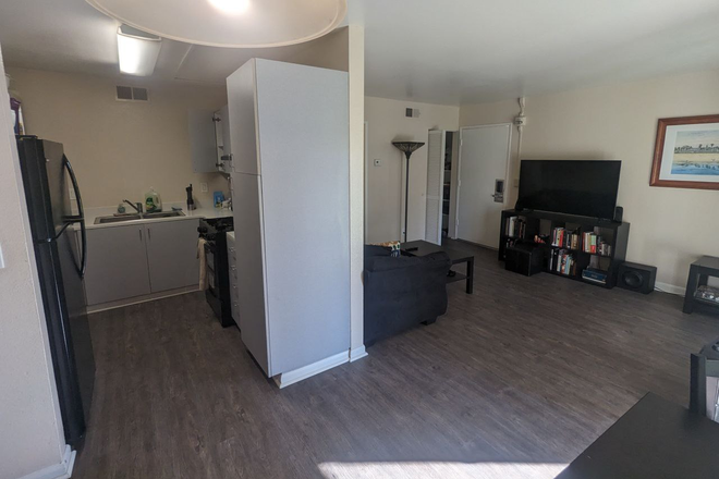 Living Room/kitchen - On-campus summer sublease (a room in 2br appartment) Apartments