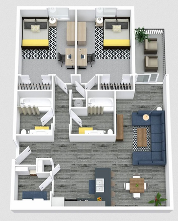 floor plan - Station 21 Apartments