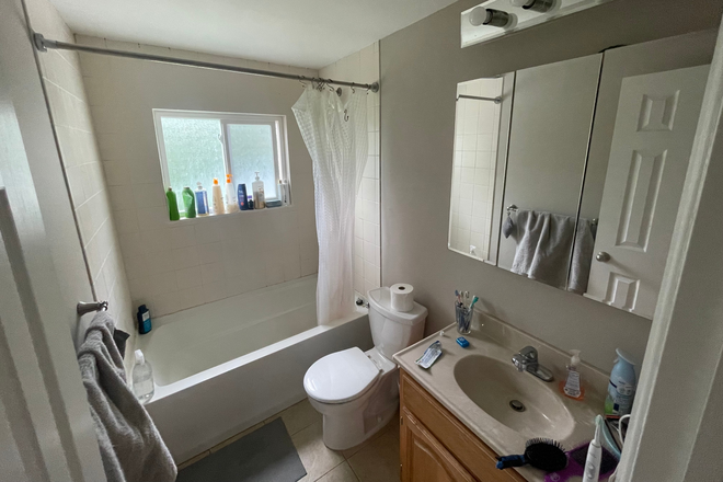 Bathroom - One bedroom shared bath in single family home