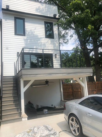 Rear - parking / deck / cover deck - Fully Renovated Home With Off Street Parking