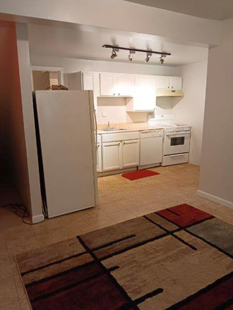 Kitchen (area rug not included) - 1BR/1BA w/ Private Entrance - Lower Level Apartment