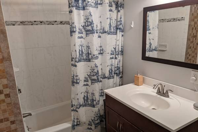 Bathroom - This is 1 bedroom in a 4 bedroom / 1 bath apartment in the Mission Hill neighborhood of Boston.