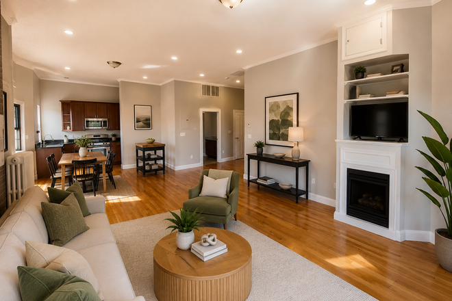 living space - 1 of a kind Penthouse overlooking Magazine street/ Central Square/ Cambridgeport