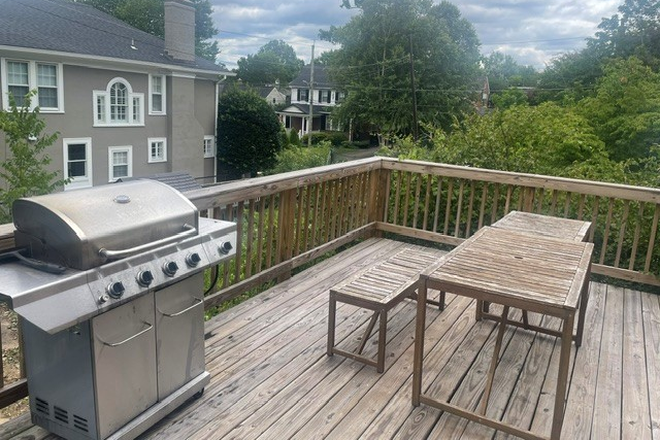 Deck - For rent: Bedroom in great house in leafy Chevy Chase, DC.