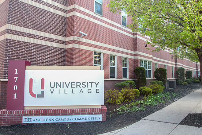 Outside View - University Village Apartments