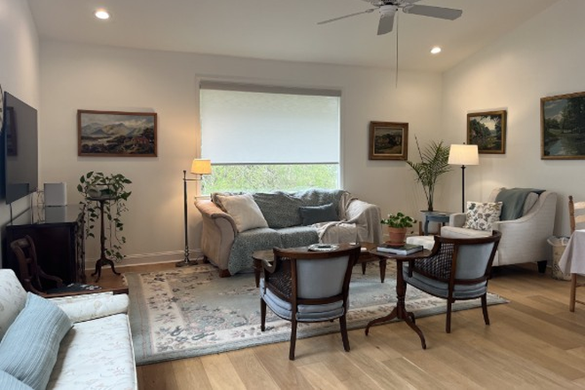 Living area - The Blue House: Bright, airy, and close to everything