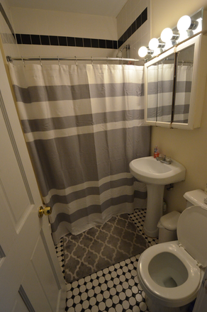 bath - Front Facing Large Studio in Back Bay area Bus One  heat and hot water and gas all in Apartments