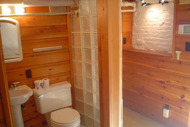 bath - No fee! Central sq garden level studio. all utilities included. No stove Apartments