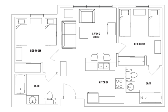 Floor Plan - Puerta del Sol