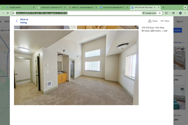 Bedroom - **Prime Eugene Sublet! 4BR/2.5BA townhouse near UO/LCC. Ideal for students. Act fast!**