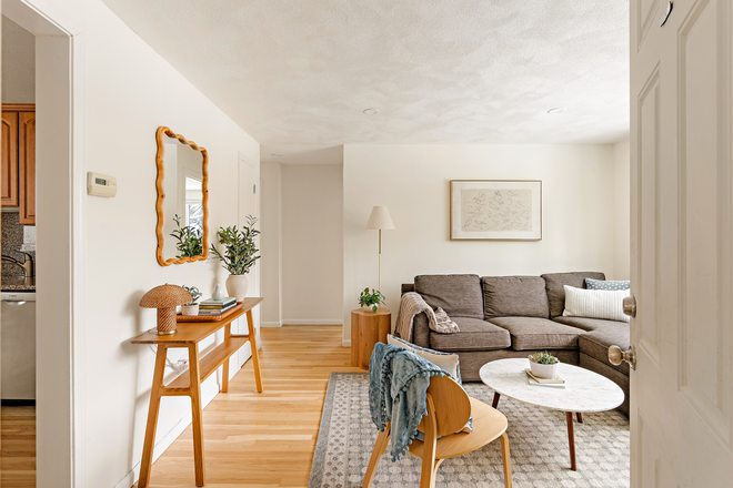 Living room - Fully Furnished Two-Bedroom Between Harvard & MIT Condo