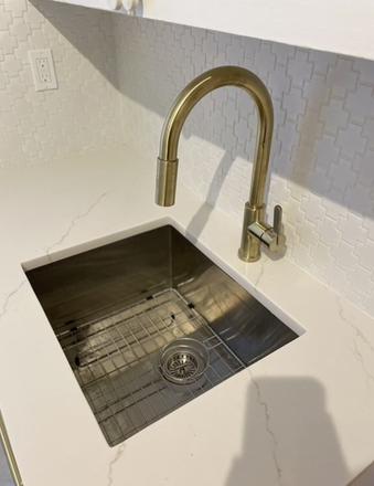 kitchen sink - *NO BROKERS FEE!* Studio/1 Bath w/ Heat&Hot Water Inclu.! Next to Campus! Apartments