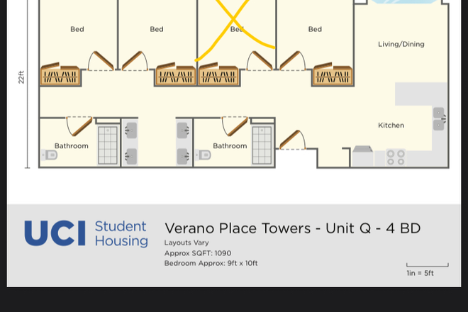 Floorplan - Verano Towers 4br2bth