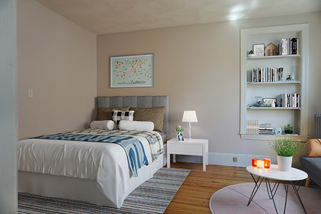 bedroom - Studio W/ Parking For Rent ($75/month) Available 8/1! Triplex