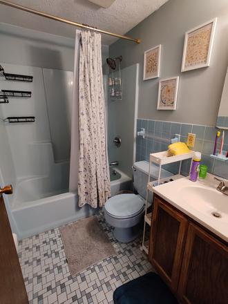 Bathroom with exhaust fan - Myrtle Street on top of the Hill Condo