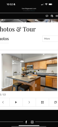Kitchen - Village West Apartment